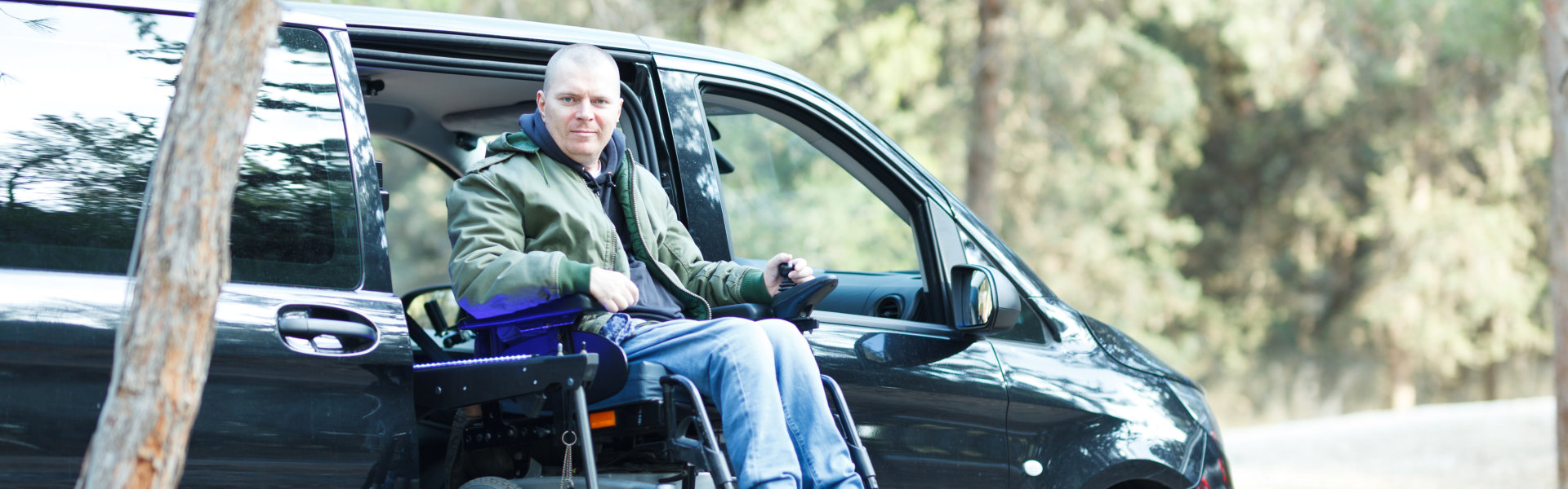 man on wheelchair